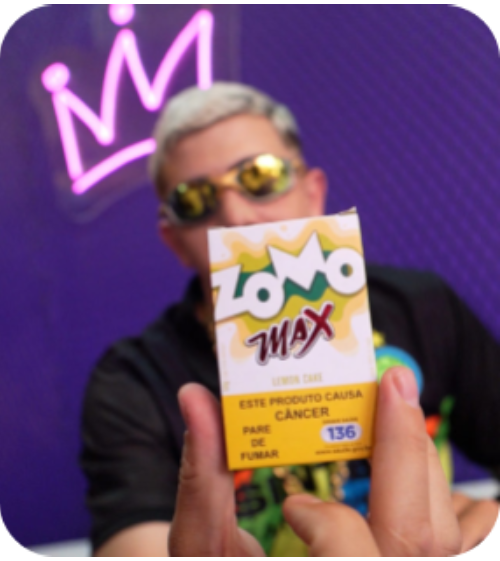 Banner da Essência Zomo MAX Uva Verde
