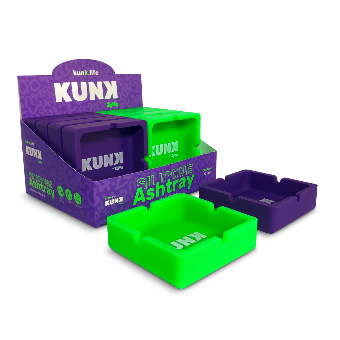 Cinzeiros de silicone Kunk são a pedida certa para quem não quer dor de cabeça