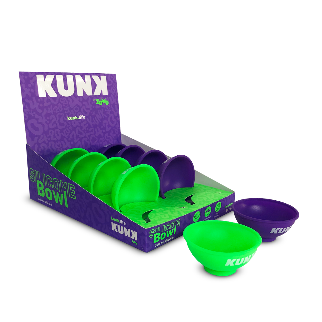 Kunk's silicone gourds are top notch! They're durable, flexible and super easy to clean. Available in different colors and shapes for you to rock.
