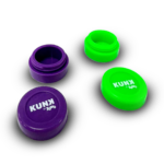 Potes de silicone Kunk são os reis da praticidade.